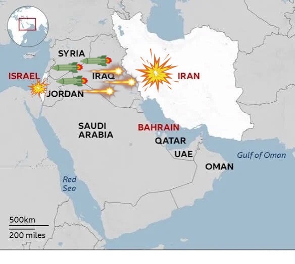 ESCALADE AU PROCHE-ORIENT: ÉCHANGES MASSIFS DE MISSILES ENTRE L’IRAN ET ISRAËL, LES HOUTHIS BLOQUENT LA LER ROUGE